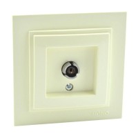  - Розетка TV концевая Mono Electric Despina экран крем 102-170005-138