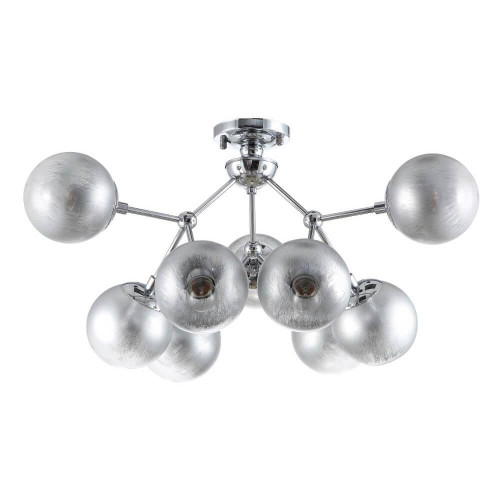 Потолочная люстра Crystal Lux Medea PL9 Chrome 