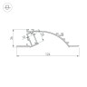 Профиль ALM-ARC-SINGLE-2000 ANOD (Arlight, Алюминий) - Профиль ALM-ARC-SINGLE-2000 ANOD (Arlight, Алюминий)