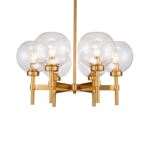 Люстра Jade 6 brass 