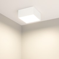 - Светильник SP-QUADRO-S120x120-13W Warm3000 (WH, 120 deg, 230V) (Arlight, IP40 Металл, 3 года)