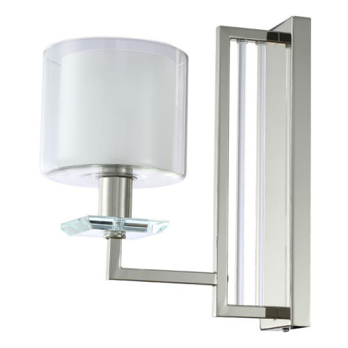Бра Crystal Lux Nicolas AP1 Nickel/White 
