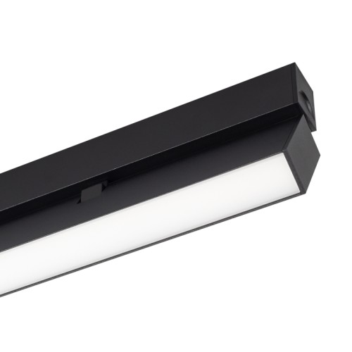 Светильник MAG-FLAT-FOLD-25-S1004-30W Day4000 (BK, 100 deg, 24V) (Arlight, IP20 Металл, 5 лет) Светильник поворотный для магнитных треков шириной 25мм, 30Вт. Цвет свечения ДНЕВНОЙ 4000K, световой поток 1700лм, угол 100°, CRI>90. Корпус прямоугольный, металл, цвет черный, IP20. Размеры LxWxH 1004x20x46мм. Входное напряжение DC24V, мощность 30Вт. Драйвер DС24V/AC230V поставляется отдельно. Диммируется только с 026407, 027633.