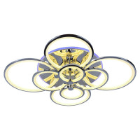  - Потолочная светодиодная люстра Profit Light 8077/8 CHR