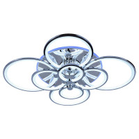 - Потолочная светодиодная люстра Profit Light 8077/8 CHR