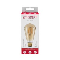  - Лампа светодиодная филаментная Thomson E27 9W 2400K прямосторонняя трубчатая прозрачная TH-B2130