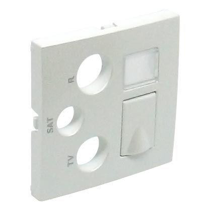 Лицевая панель Efapel Logus 90 розеток R-TV-SAT-RJ45/R-TV-SAT-RJ45 - SС лед 90770 TGE 
