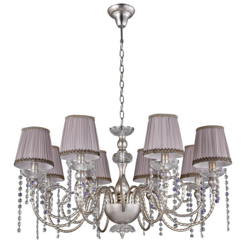 Подвесная люстра Crystal Lux Alegria SP8 Silver-Brown 