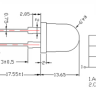 Светодиод ARL-10080UBC4-20 (Arlight, 10мм (круглый)) - Светодиод ARL-10080UBC4-20 (Arlight, 10мм (круглый))