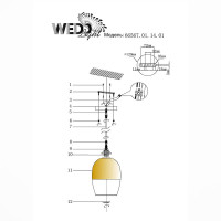  - Подвесной светильник Wedo Light Iveta 66567.01.14.01