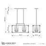 Подвесная люстра Lumina Deco Waldorf LDP 1140-8 BK+MD - Подвесная люстра Lumina Deco Waldorf LDP 1140-8 BK+MD