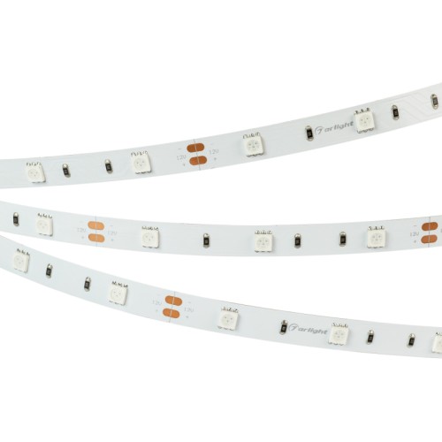 Лента RT 2-5000 12V Green (5060, 150 LED, LUX) (Arlight, 7.2 Вт/м, IP20) Поставка под заказ от 1000 м. Гибкая лента LUX, светодиоды smd 5060, 30шт/м (150шт на 5м), белая плата 10мм, скотч 3М. Цвет ЗЕЛЕНЫЙ. Питание 12V, мощность 7.2 Вт/м (36 Вт на 5м), угол 120°. Размеры 5000х10x2.2мм. Мин.отрезок 100мм, 3 шт светодиода. Пакет 5м. Цена за 1м.