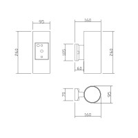  - Настенный светильник (бра) Outdoor O419WL-02W