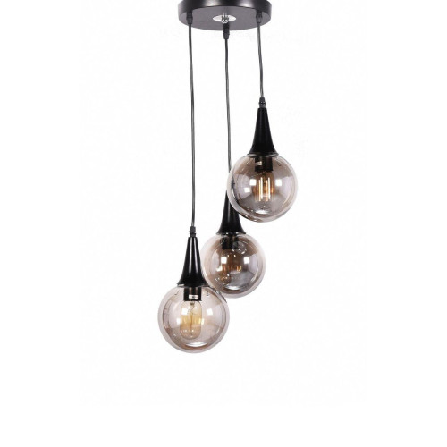 Подвесная люстра Lumina Deco Rocherro LDP 11191-3 BK 