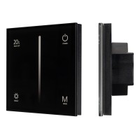  - Панель SMART-P36-DIM-IN Black (230V, 1.2A, TRIAC, Sens, 2.4G) (Arlight, IP20 Пластик, 5 лет)