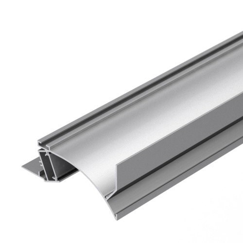 Профиль с экраном ALM-ARC-SIDE-2000 ANOD+FROST (Arlight, Алюминий) 