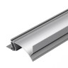 Профиль с экраном ALM-ARC-SIDE-2000 ANOD+FROST (Arlight, Алюминий) - Профиль с экраном ALM-ARC-SIDE-2000 ANOD+FROST (Arlight, Алюминий)