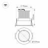 Светодиодный светильник LTD-95WH 9W Warm White 45deg (Arlight, IP40 Металл, 3 года) - Светодиодный светильник LTD-95WH 9W Warm White 45deg (Arlight, IP40 Металл, 3 года)