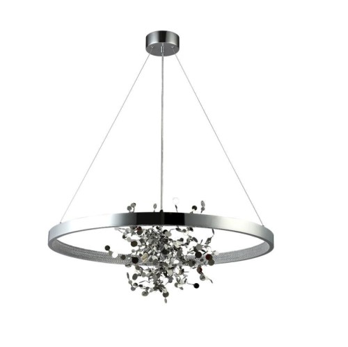 Подвесная люстра Crystal Lux GARDEN SPLED+4 D800 CHROME 