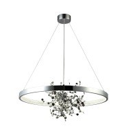 - Подвесная люстра Crystal Lux GARDEN SPLED+4 D800 CHROME