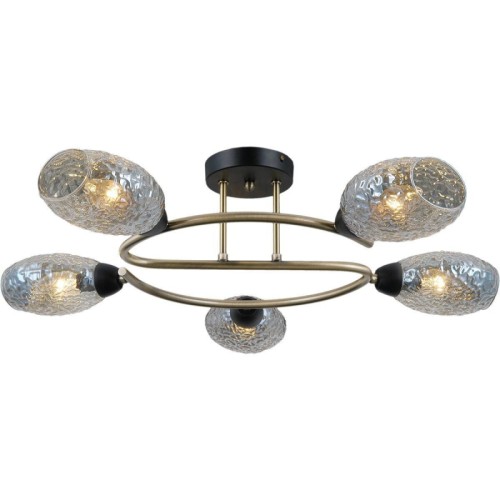 Потолочная люстра Illumico IL0300-5CSQ-79 BK AB 