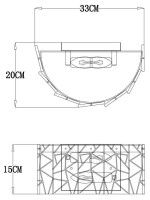  - Настенный светильник Arte Lamp Galatea A1222AP-2CC