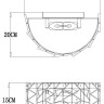 Настенный светильник Arte Lamp Galatea A1222AP-2CC - Настенный светильник Arte Lamp Galatea A1222AP-2CC