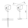 Ландшафтный светодиодный светильник Elektrostandard Visor 35142/S 4690389180118 - Ландшафтный светодиодный светильник Elektrostandard Visor 35142/S 4690389180118