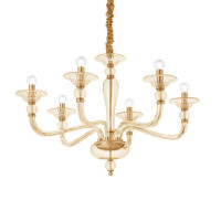  - Подвесная люстра Ideal Lux Danieli SP6 Ambra 159942