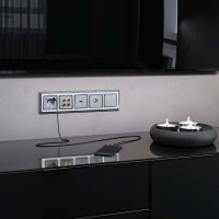 - Акустическая розетка Werkel cеребряный рифленый W1185009 4690389159916