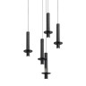 Подвесной светильник iLamp Lofty 10704P/1-D150 BK-GR - Подвесной светильник iLamp Lofty 10704P/1-D150 BK-GR