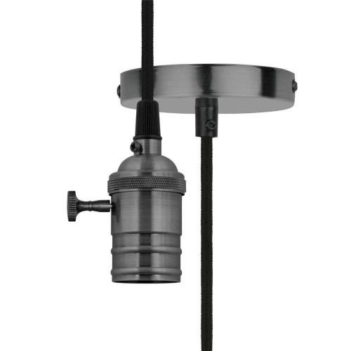 Подвесной светильник Uniel DLC-V-S24K/E27 TS/1M/BL Pearl Black UL-00004501 