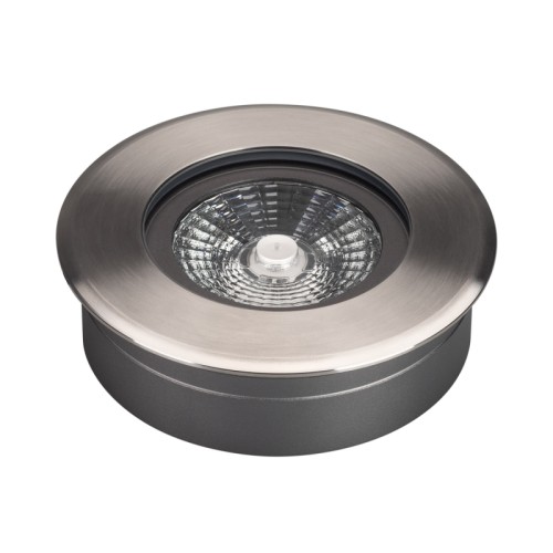 Светильник ART-GROUND-SLIM-R130-9W Warm3000 (SL, 30 deg, 24V) (Arlight, IP67 Металл, 3 года) 