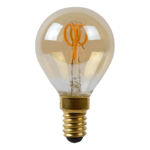 Лампа светодиодная диммируемая Lucide E27 3W 2200K янтарная 49046/03/62 