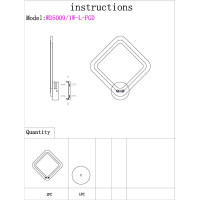  - Бра Wedo Light Makkenna WD5009/1W-L-FGD