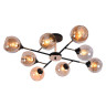Потолочная люстра Seven Fires Линда SF3301/8C-MBK+GD - Потолочная люстра Seven Fires Линда SF3301/8C-MBK+GD