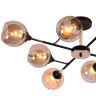 Потолочная люстра Seven Fires Линда SF3301/8C-MBK+GD - Потолочная люстра Seven Fires Линда SF3301/8C-MBK+GD