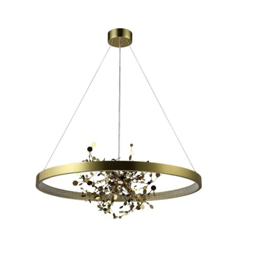 Подвесная люстра Crystal Lux GARDEN SPLED+4 D800 GOLD 