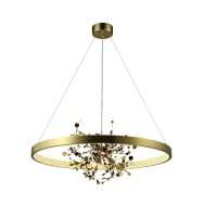  - Подвесная люстра Crystal Lux GARDEN SPLED+4 D800 GOLD