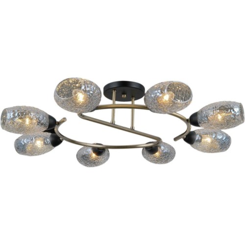 Потолочная люстра Illumico IL0300-8CSQ-79 BK AB 