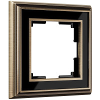  - Рамка Werkel Palacio на 1 пост бронза/черный WL17-Frame-01 4690389103568