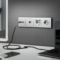  - Рамка на 4 поста Werkel Stream серебряный W0042106 4690389162466