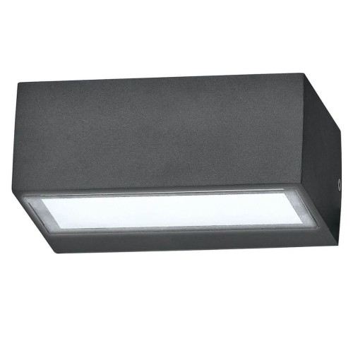 Уличный настенный светильник Ideal Lux Twin Ap1 Big Antracite 115368 