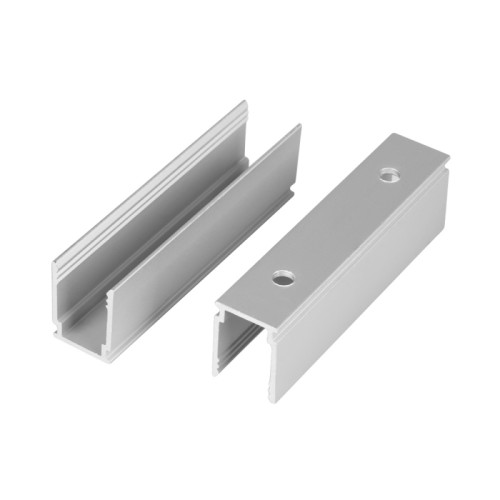 Держатель ARL-Mini-Clip-80 (16x8mm) (Arlight, Алюминий) Клипса из анодированного алюминия для гибкого неона сечением 16х8 мм. Длина 50 мм, габариты 50х10.7х14.7 мм. Саморезы 2 шт в комплекте.