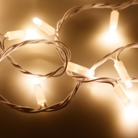  - Светодиодная гирлянда ARD-STRING-PRO-10000-WHITE-100LED-FLASH WARM (230V, 7W) (Ardecoled, IP65)