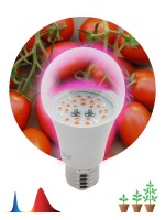  - Лампа светодиодная для растений ЭРА E27 10W 1310K прозрачная Fito-10W-RB-E27 Б0050600