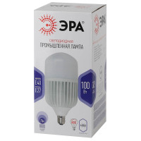  - Лампа светодиодная ЭРА E40 100W 6500K матовая LED POWER T160-100W-6500-E27/E40 Б0032090