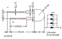  - Светодиод ARL-10080UWC4-80 (Arlight, 10мм (круглый))