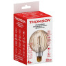 Лампа светодиодная филаментная Thomson E27 4W 1800K шар прозрачная TH-B2191 - Лампа светодиодная филаментная Thomson E27 4W 1800K шар прозрачная TH-B2191