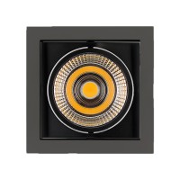  - Светильник CL-KARDAN-S152x152-25W Warm3000 (BK-BK, 30 deg) (Arlight, IP20 Металл, 3 года)